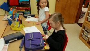 Measuring our lunch boxes was fun!