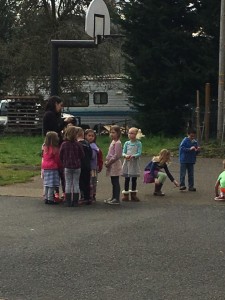 Taking math outside.