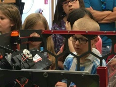 Checking out the robot