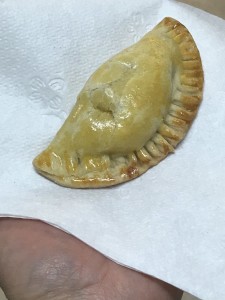 Empanadas deliciosas. Un símbolo de cocina de Sudamérica.